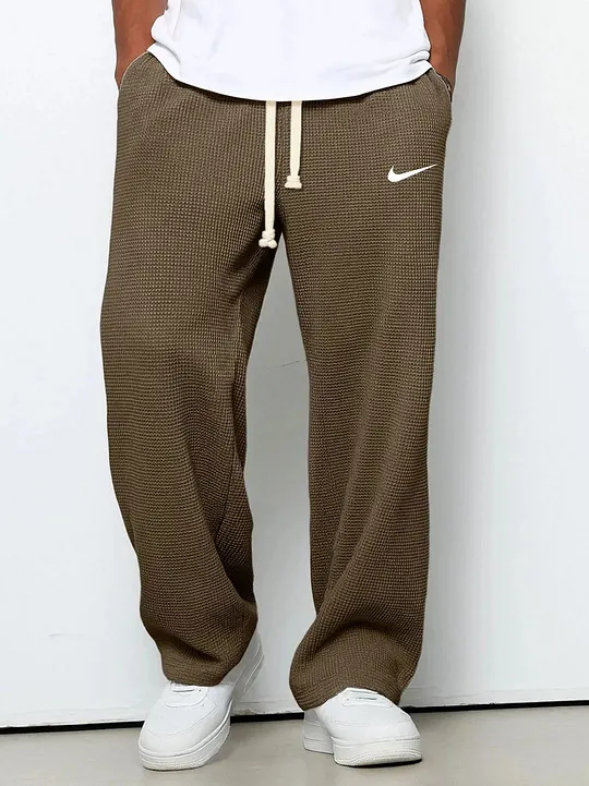 NK New Drawstring Elastic Casual Pants