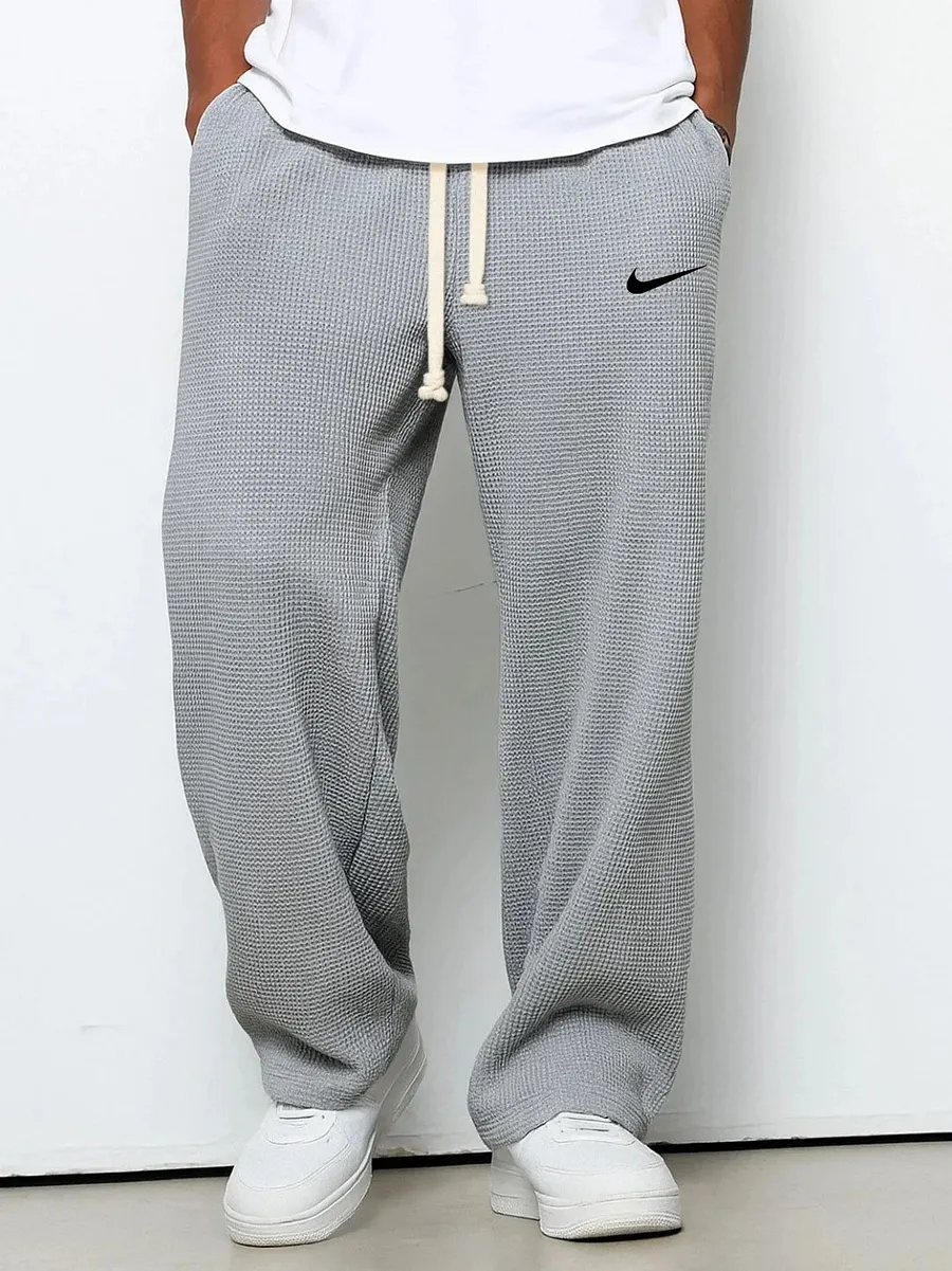 NK New Drawstring Elastic Casual Pants